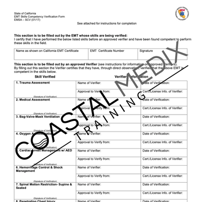 EMT Skills Verification